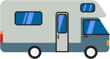 dibujo del contorno del autocaravana png