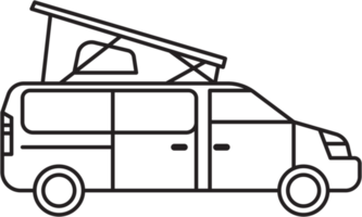 campeggio auto schema disegno png