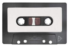 cassette plakband geïsoleerd Aan een transparant achtergrond png