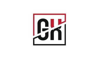 diseño de logotipo gx. diseño inicial del monograma del logotipo de la letra gx en color negro y rojo con forma cuadrada. vector profesional