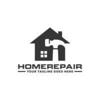 Home repair logo design vector