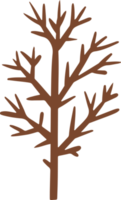 carino autunno albero illustrazione per design elemento png