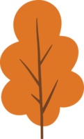 Cute autumn tree Illustration for design element png