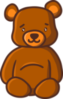 carino Marrone orsacchiotto orso illustrazione per design elemento png