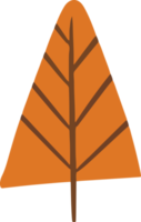 Cute autumn tree Illustration for design element png