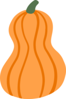 ilustração de abóbora fofa para elemento de design png