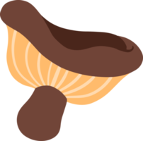 schattig paddestoel illustratie voor ontwerp element. herfst en dankzegging klem kunst png