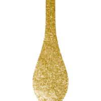 jarrón de cerámica boho dorado moderno. transparente png imágenes prediseñadas