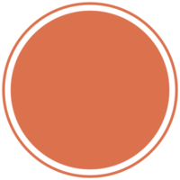 Orange round background for text. Create posts, stories, headlines, highlights. Transparent PNG Clipart