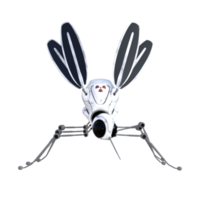 Mosquito Robot 3D Rendering png