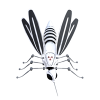 robô mosquito renderização em 3d png