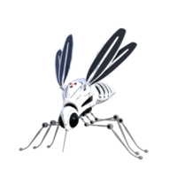 robô mosquito renderização em 3d png