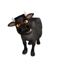 carino mucca 3d interpretazione png