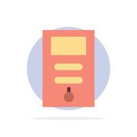 Computer Cpu Pc Stabilizer Abstract Circle Background Flat color Icon vector