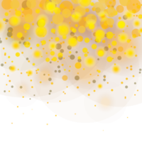 guld glittrande bokeh abstrakt bakgrund png