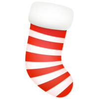 Christmas socks isolated on white background. Set of socks for Christmas gifts and happy new year. png