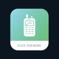 Phone Radio Receiver Wireless Mobile App Icon Design vector