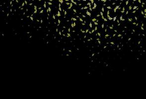 Dark Green, Yellow vector sketch background.