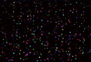 Light Multicolor, Rainbow vector texture in poly style with circles, cubes.