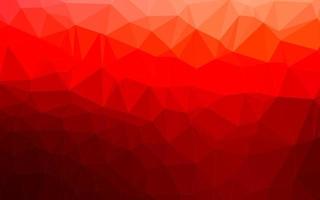 Light Red vector abstract polygonal layout.