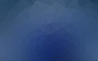 Dark BLUE vector polygonal template.