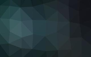 Dark BLUE vector shining triangular template.