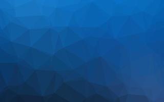 Dark BLUE vector polygon abstract background.