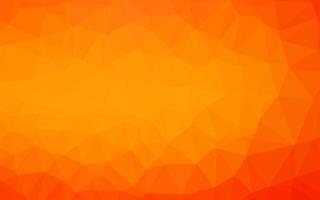 Light Orange vector triangle mosaic template.