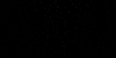 Dark Gray vector background with colorful stars.