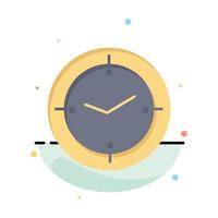 Time Timer Compass Machine Abstract Flat Color Icon Template vector