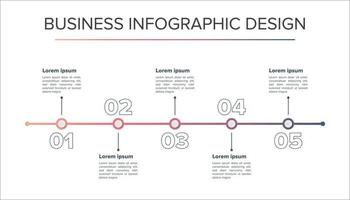 Business Infographic Design idea element modern elegant vector