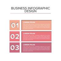 presentación de plantilla de idea de diseño infográfico de negocios vector