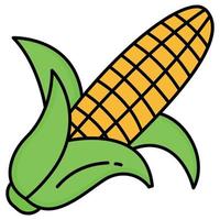 Corn  Which Can Easily Modify Or Edit vector