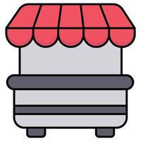 Food cart  Which Can Easily Modify Or Edit vector