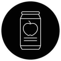 jugo de manzana que puede modificar o editar fácilmente vector