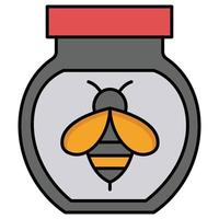 Honey jar  Which Can Easily Modify Or Edit vector