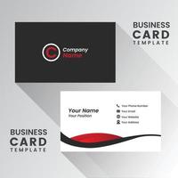 creative modern name card and business card vector