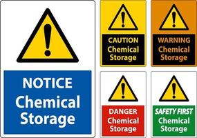 Chemical Storage Symbol Sign On White Background vector