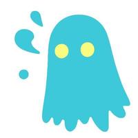 Alarmed Ghost Illustration vector