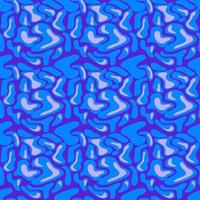 Abstract bubble bright blue pattern and background. Seamless pattern. vector
