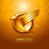 Phoenix, bird brand, animal logo,luxury brand identity for hotel fashion and sports brand concept. vector