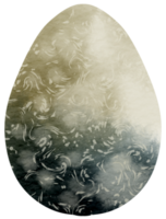 Egg watercolor hand paint png