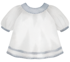 Baby clothes watercolor hand paint png