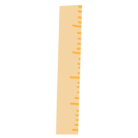 School ruler icon in flat style png