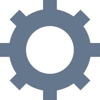 Cog Setting Gear  Flat Color Icon Vector icon banner Template