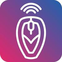 Wireless Mouse Icon Style vector