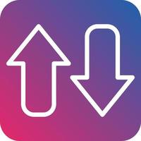 Opposite Arrow Icon Style vector