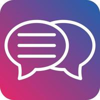 Message Icon Style vector