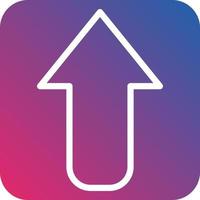 Up Arrow Icon Style vector