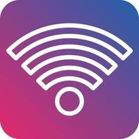 estilo de icono wifi vector